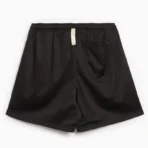 Men's Black ABC Hologram Mesh Shorts Back View