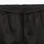 Men's Black ABC Hologram Mesh Shorts Close View