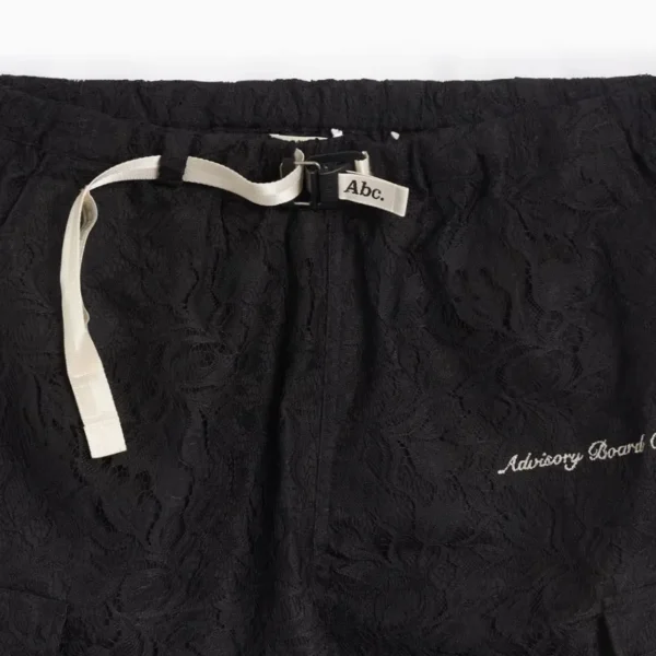 Men's Black Advisory Board Crystals Pacifist Bdu Pants Close View