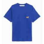 Men's Blue ABC 123 Pocket T-Shirt