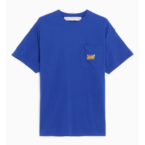 Men's Blue ABC 123 Pocket T-Shirt