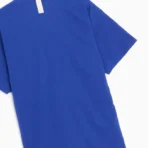 Men's Blue ABC 123 Pocket T-Shirt Back View