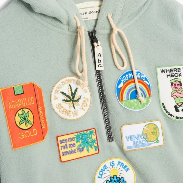 Men's Gray ABC People's Pharmacist Hoodie Close View