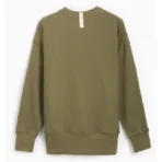 Men's Green ABC Hologram French Terry Sweatshirt Back View