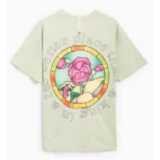 Men's Light Green ABC Voltaire T-Shirt Back View