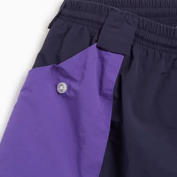 Men's Navy-Purple Advisory Board Crystals Swimsuit Close View