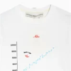Men's White ABC Herd Mentality T-Shirt Close View