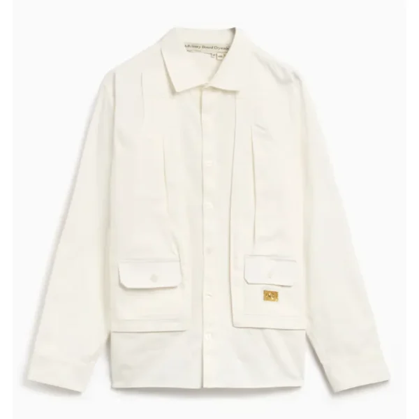 Men's White ABC Hologram Studio Work Shirt