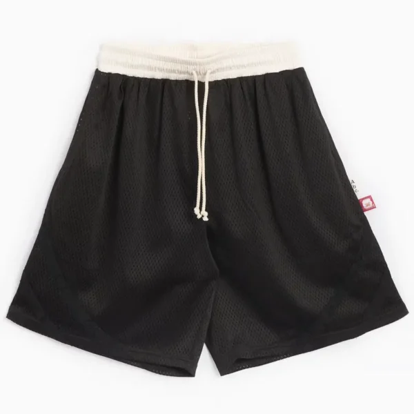 Men's White-Black Advisory Board Crystals Shorts