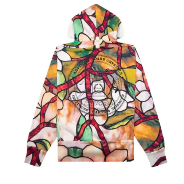 Multicolor Advisory Board Crystals Critical Thinking Hoodie Back View