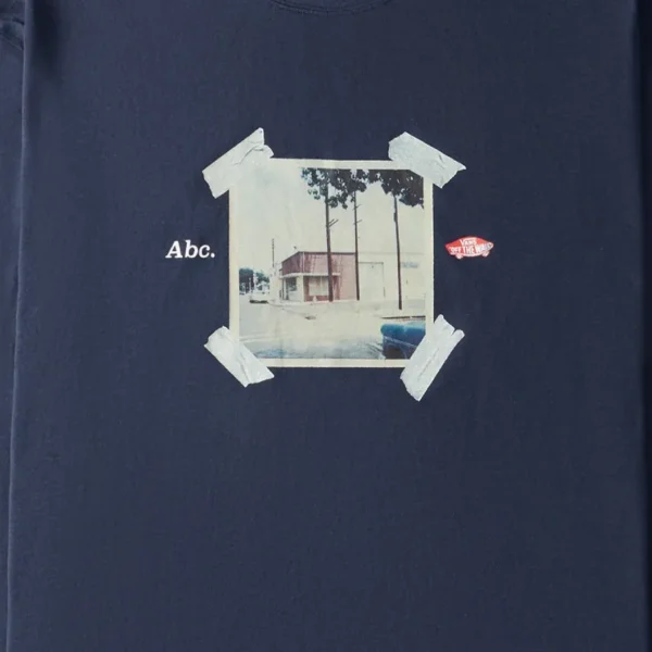 Navy Advisory Board Crystals X Vans Humble Beginnings L/S Tee Closer View