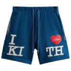 Navy Kith X Advisory Board Crystals I Love Kith Shorts