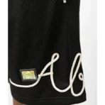 Black ABC logo-applique track shorts Close
