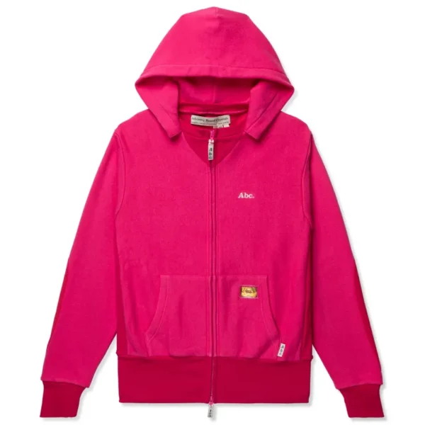Pink Advisory Board Crystals 123 Tri-Tone Zip UP Hoodie