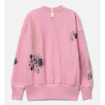 Pink Advisory Board Crystals I Love Mankind Sweatshirt Back