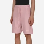 Pink Advisory Board Crystals Sweat Shorts Side View