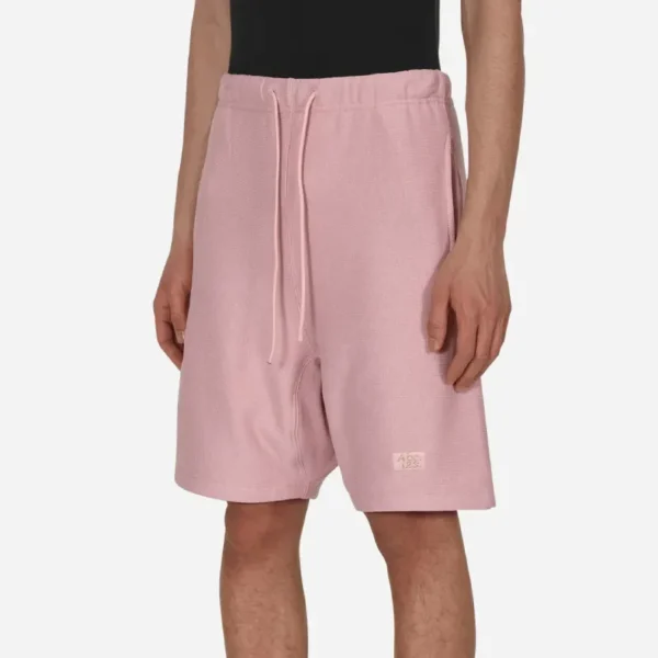 Pink Advisory Board Crystals Sweat Shorts Side View