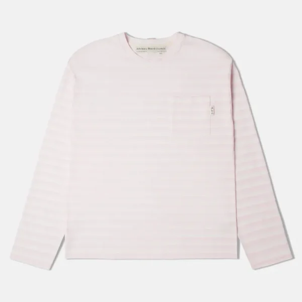 Pink Stripe Advisory Board Crystals Where's ABC Striped L/S Tee