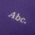 Purple Advisory Board Crystals Sweatshirt Close View