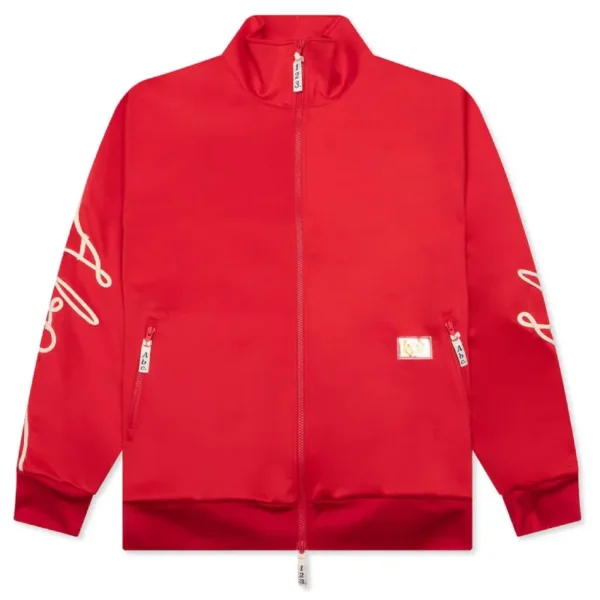 Red Advisory Board Crystals Track Jacket
