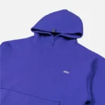 Sapphire Blue Advisory Board Crystals Double Weight Pull Over Hoodie SS22 Front