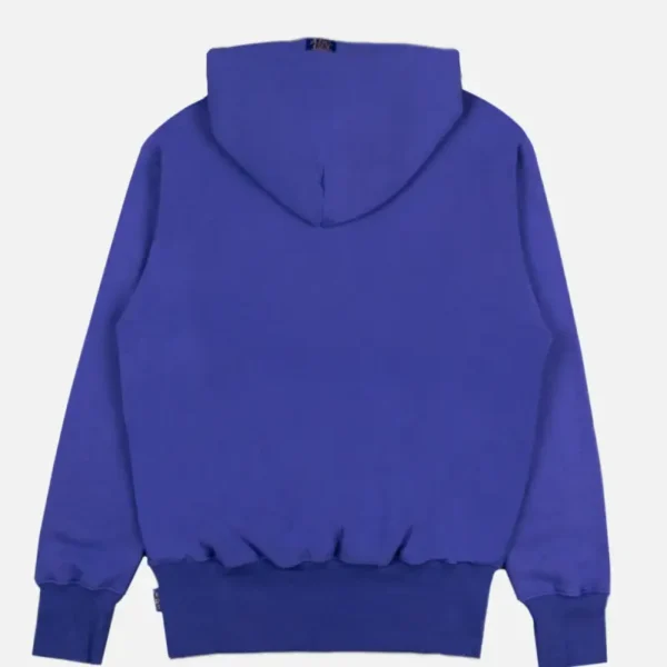 Sapphire Blue Advisory Board Crystals Double Weight Pull Over Hoodie SS22 Back