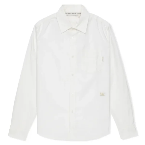 Selenite White Advisory Board Crystals Oxford Shirt