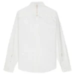 Selenite White Advisory Board Crystals Oxford Shirt Back