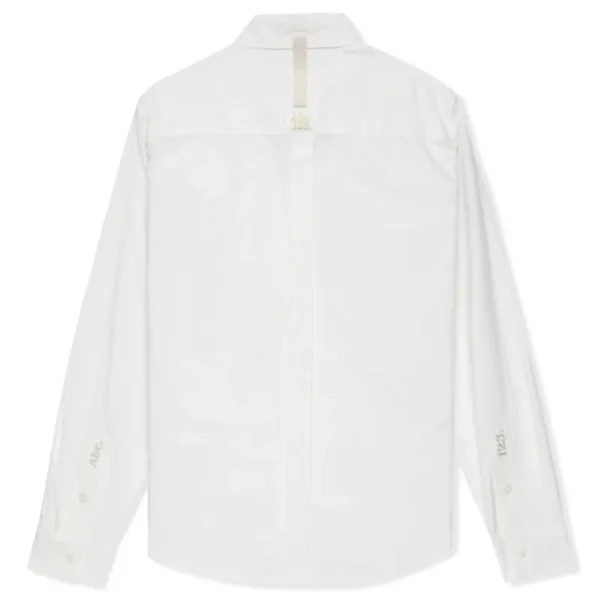 Selenite White Advisory Board Crystals Oxford Shirt Back