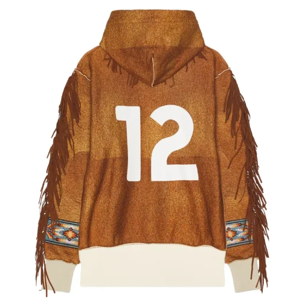 Suede Advisory Board Crystals Birthstone Sweatshirt Back View