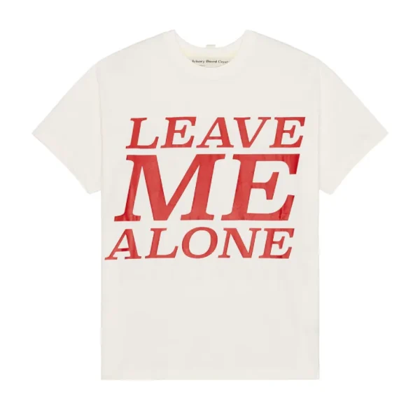 White Advisory Board Crystals Leave Me Alone T-Shirt