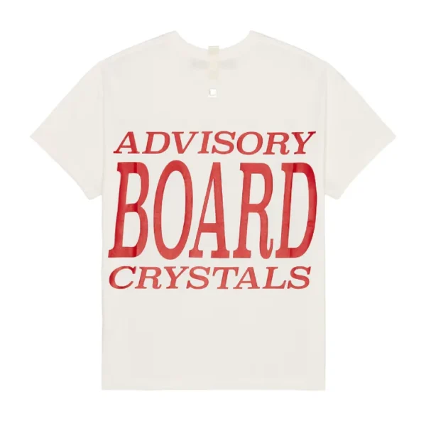 White Advisory Board Crystals Leave Me Alone T-Shirt Back View