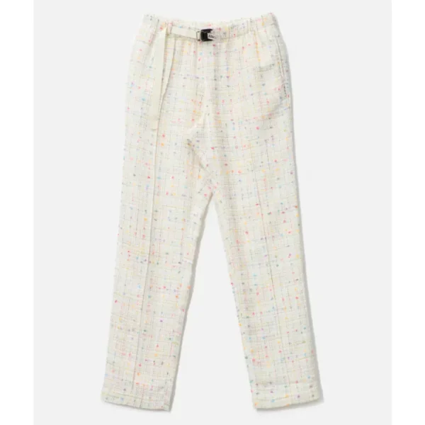 White Advisory Board Crystals Tweed Suit Pant