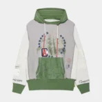 White-Grey-Green ABC American Consciousness Hoodie