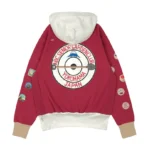 Wine Advisory Board Crystals Rose Patch Gardener Hooded Sweatshirt Back