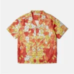 Yellow ABC Stained Glass Collared Shirts