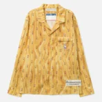 Yellow ABC x NBA Wrapped Hardwood Pajama Shirt