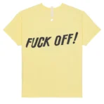 Yellow Advisory Board Crystals Let's Fuck T-Shirt Back