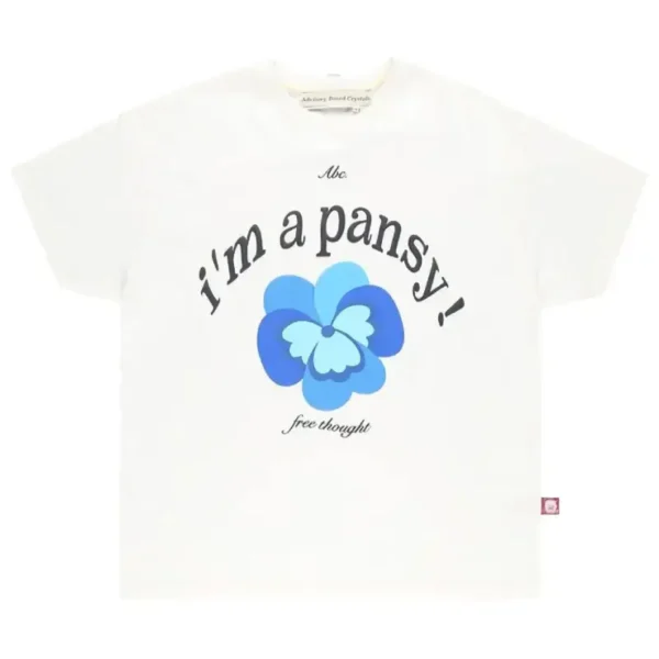 white Advisory Board Crystals Pansy T-shirt
