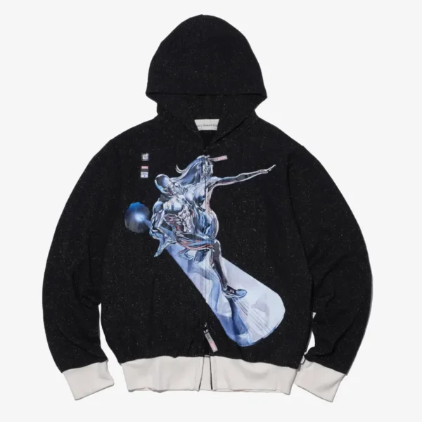 Black ABC x Fantastic Four Norrin Radd Zip-Up Hoodie