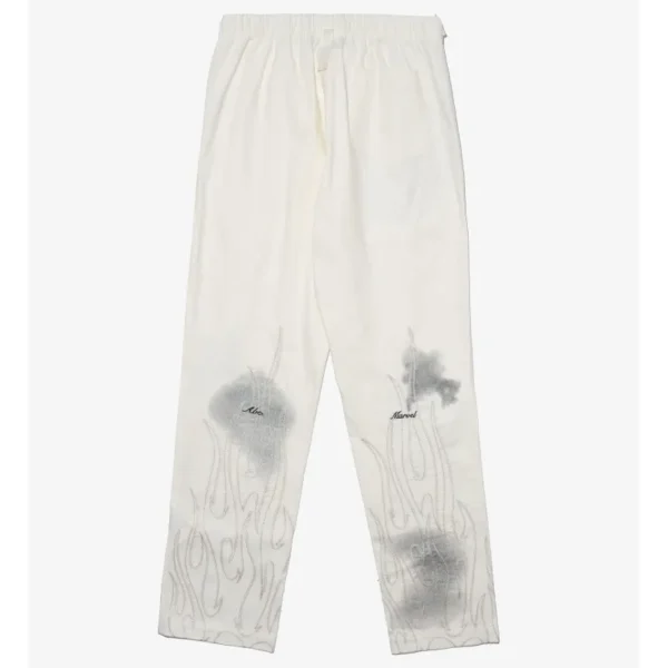 Cream ABC x Fantastic Four Johnny Storm Flame Pant Back