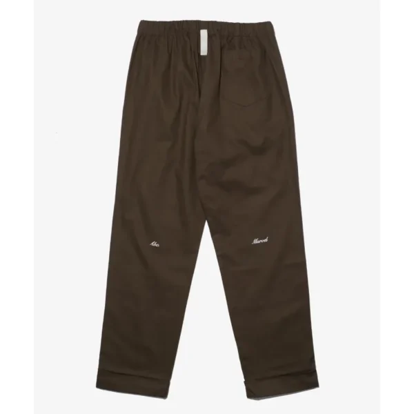 Dark Brown ABC x Fantastic Four The Thing Pleated Work Pant Back