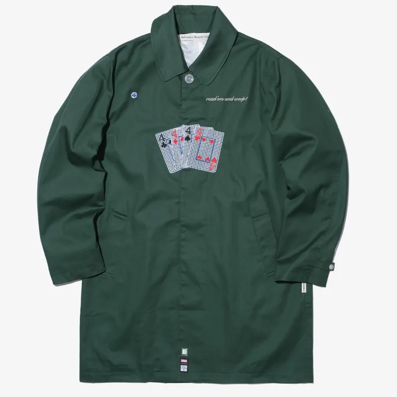 Dark Green Abc X Fantastic Four Of A Kind The Things Trench Close