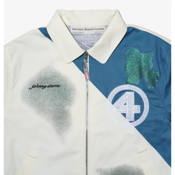 Off-White ABC x Fantastic Four Human Torch Personal Jacket Close View