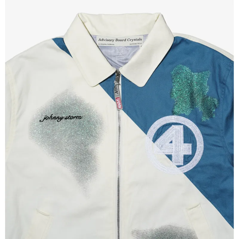 Off-White Abc X Fantastic Four Human Torch Personal Jacket Close View