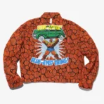 Orange ABC x Fantastic Four Thing Needlepoint Chore Jacket Back
