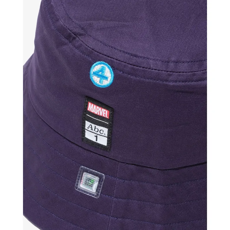 Purple Abc X Fantastic Four The Thing Bucket Fedora Hat Close View