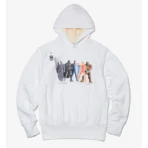 White ABC x Fantastic Four Character Hooded Sweatshirt