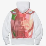 White ABC x Fantastic Four Character Hooded Sweatshirt Back View