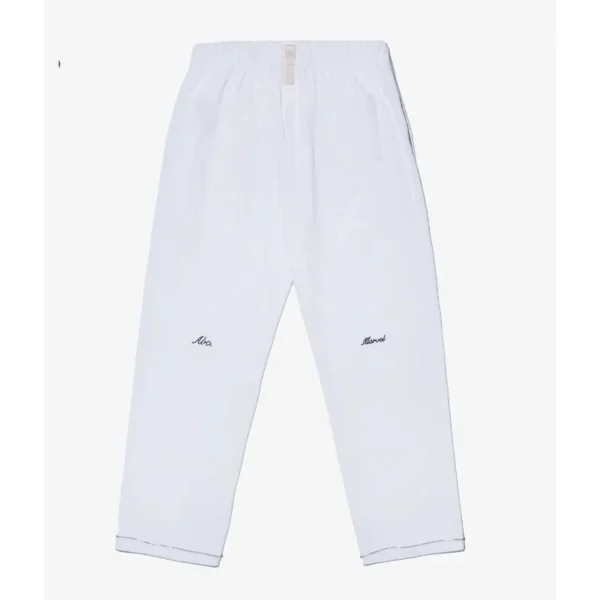 White ABC x Fantastic Four Energy Manipulation Ribbed Pant Back